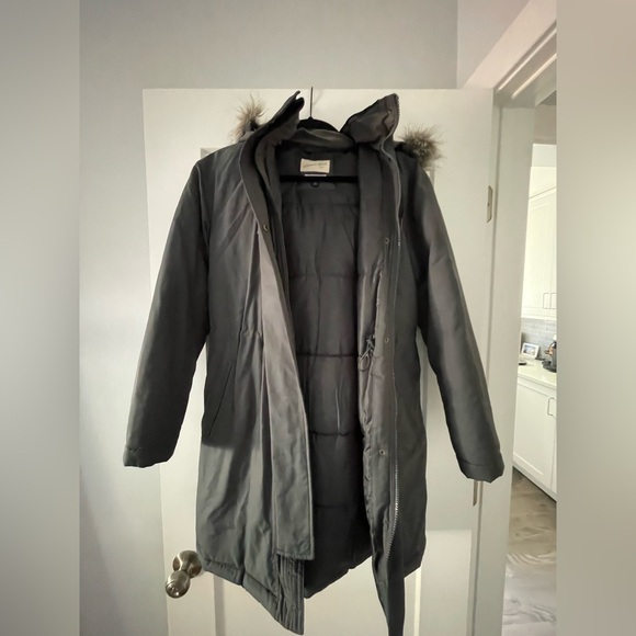 Universal Thread Women’s Gray Parka Coat/Puffer - Picture 1 of 3